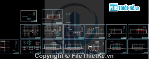 File thiết kế [Bản vẽ xây dựng] Trường mẫu giáo Thanh Bình – nhà xe